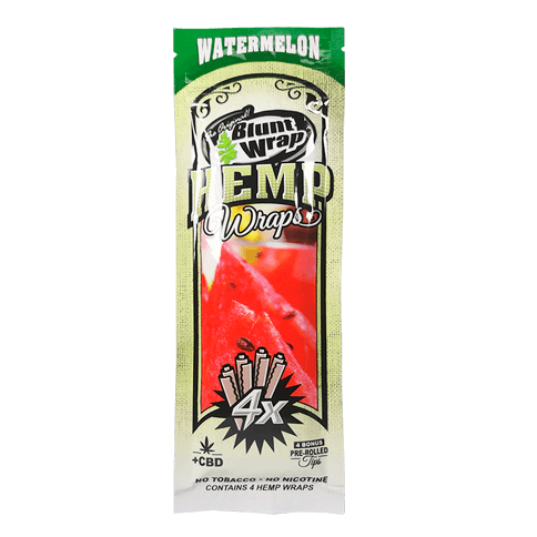 Blunt Wrap Hemp Wraps Watermelon 4X